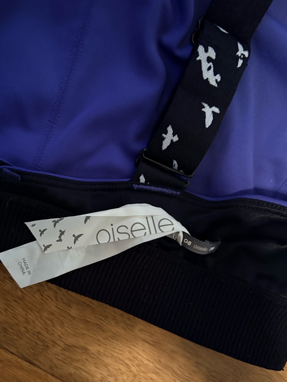 Oiselle Esther Bra in a vibrant Lapis blue size 8 - Picture 8 of 8
